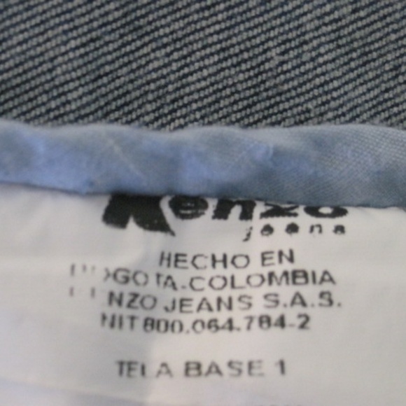 Kenzo Jeans Distressed Trucker Jean Jacket W/Hood - Picture 7 of 8